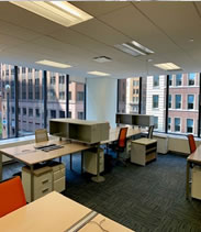 financial district office work space rental